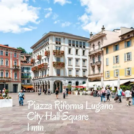 Apartment & Bright On Two Floors 'turquoise' -by Easylife Swiss Lugano