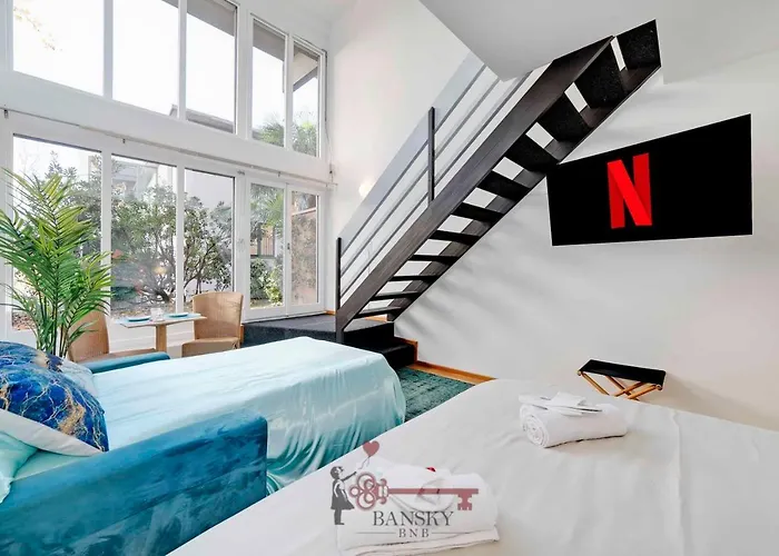 & Bright On Two Floors 'turquoise' -by Easylife Swiss Apartamento *